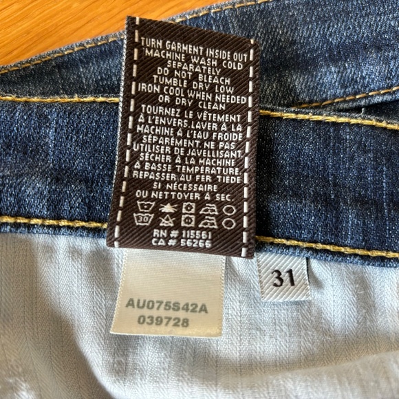 7 For All Mankind Bootcut Women's Denim Jeans in Dark Wash Size 31 - Picture 6 of 8